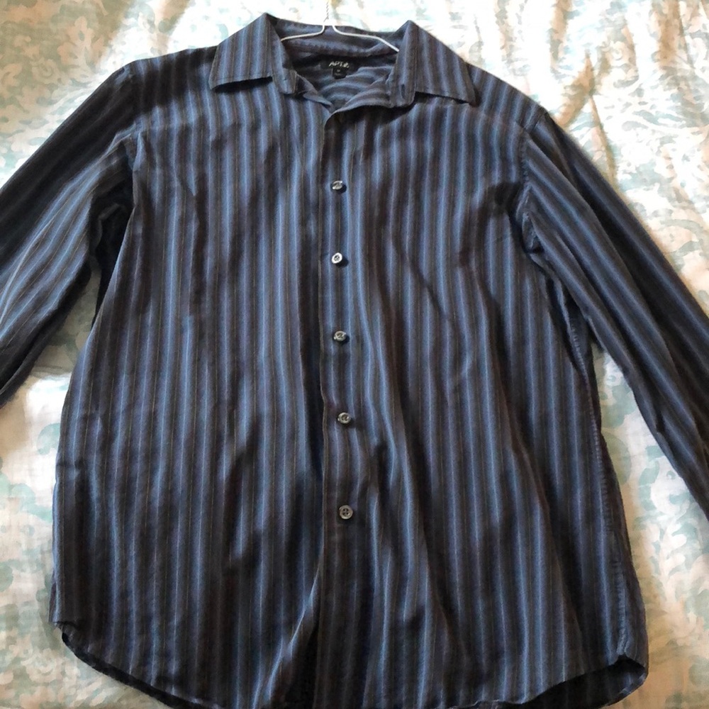 Dress shirt - blue and black